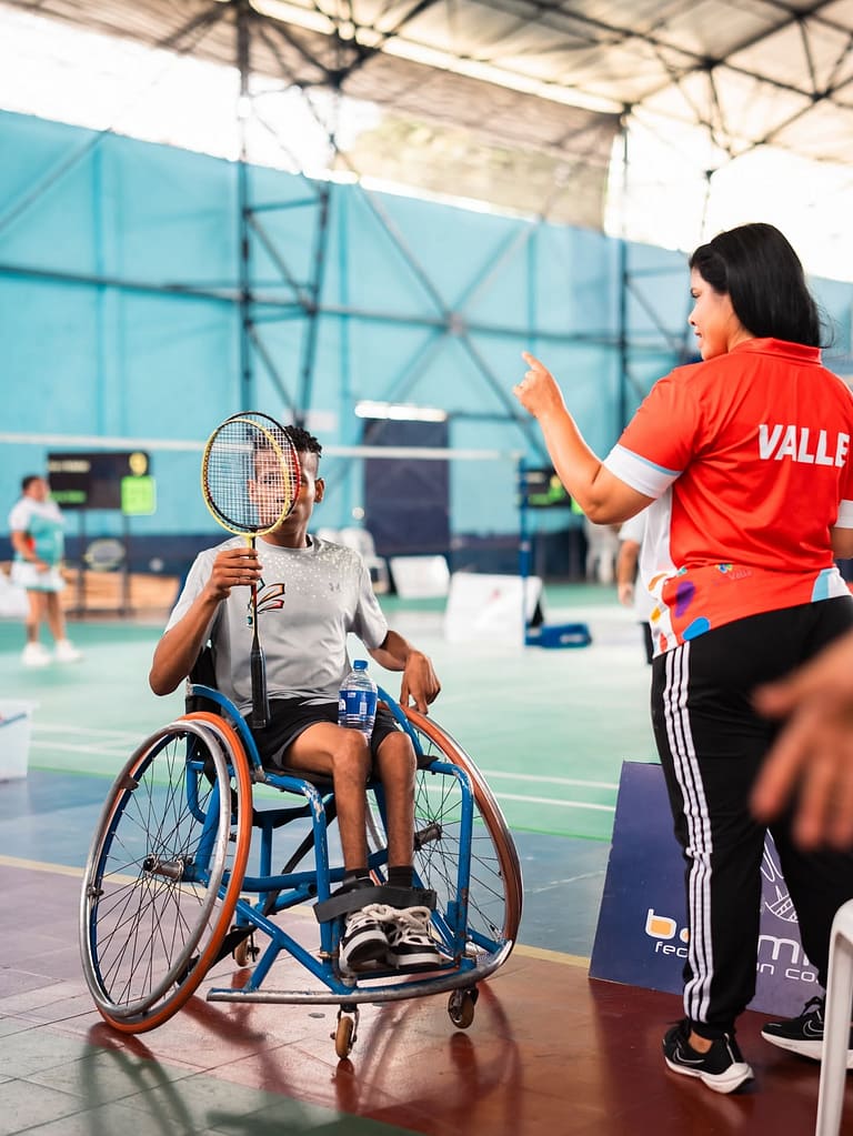 Fotografía en I Valida Nacional de ParaBádminton